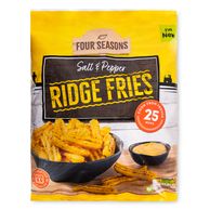 Salt & Pepper Ridge Fries 750g Four Seasons